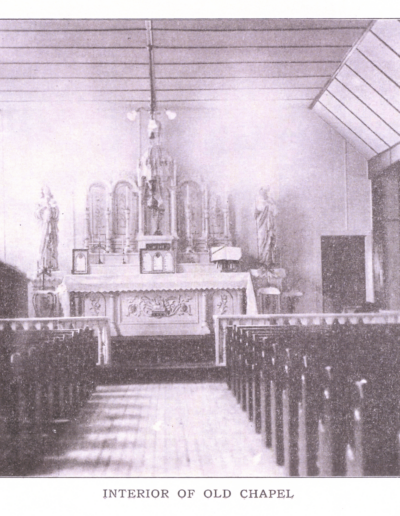 1929-08-25 Little Flower Chapel Interior - Mt Laffee